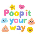 Organic cotton baby onesie – Poop it your way