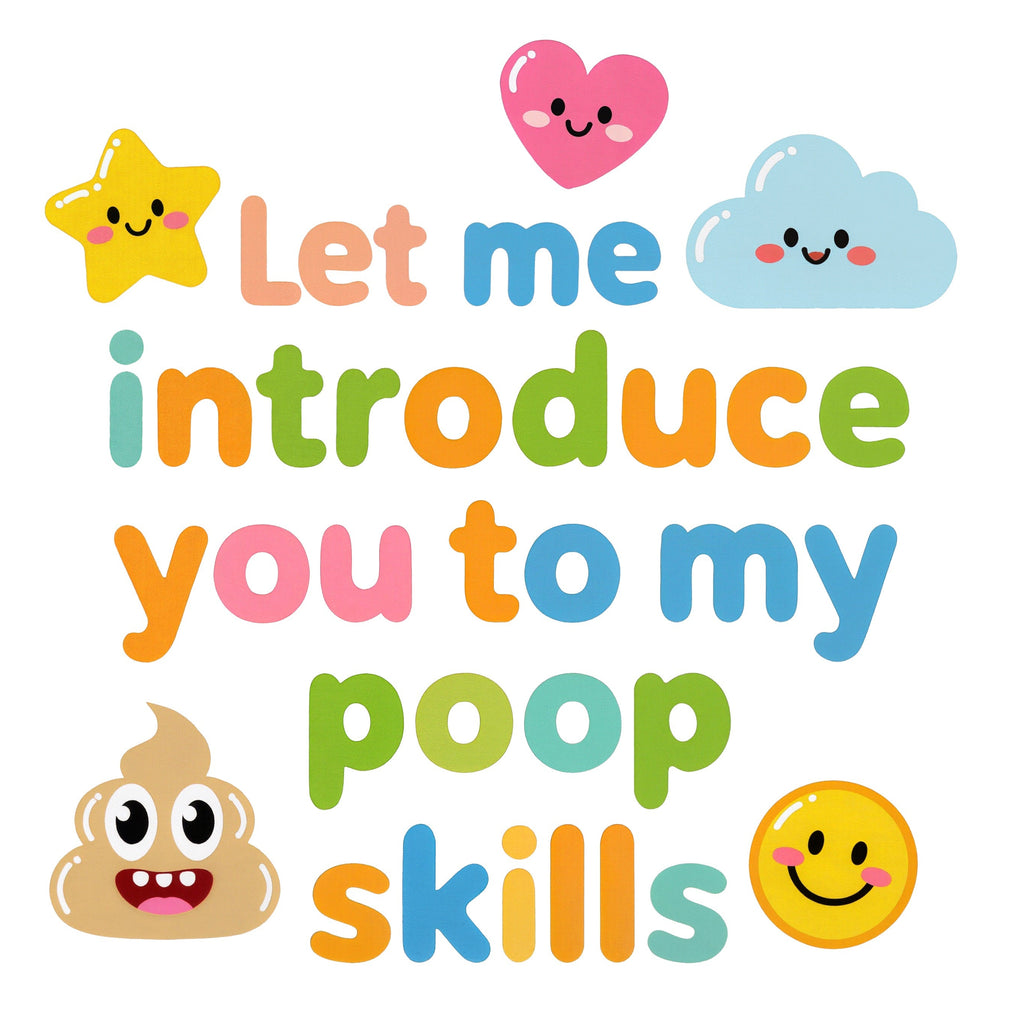 Organic cotton baby onesie – Let me introduce you to my poop skills