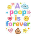 Baby Strampler aus 100 % Bio-Baumwolle – A poop is forever