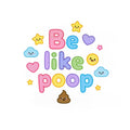 Baby Strampler aus 100 % Bio-Baumwolle – Be like poop