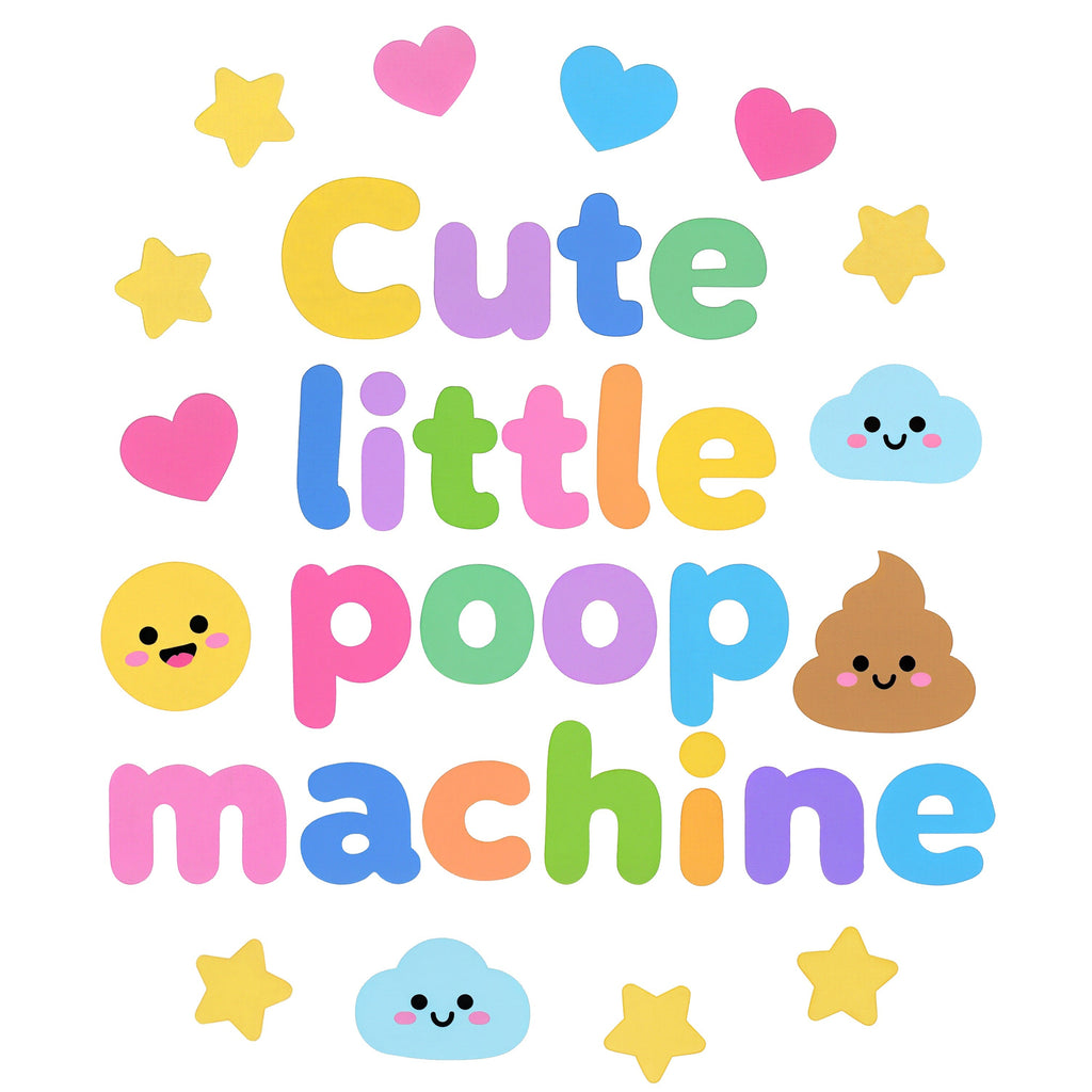 Baby Strampler aus 100 % Bio-Baumwolle – Cute little poop machine