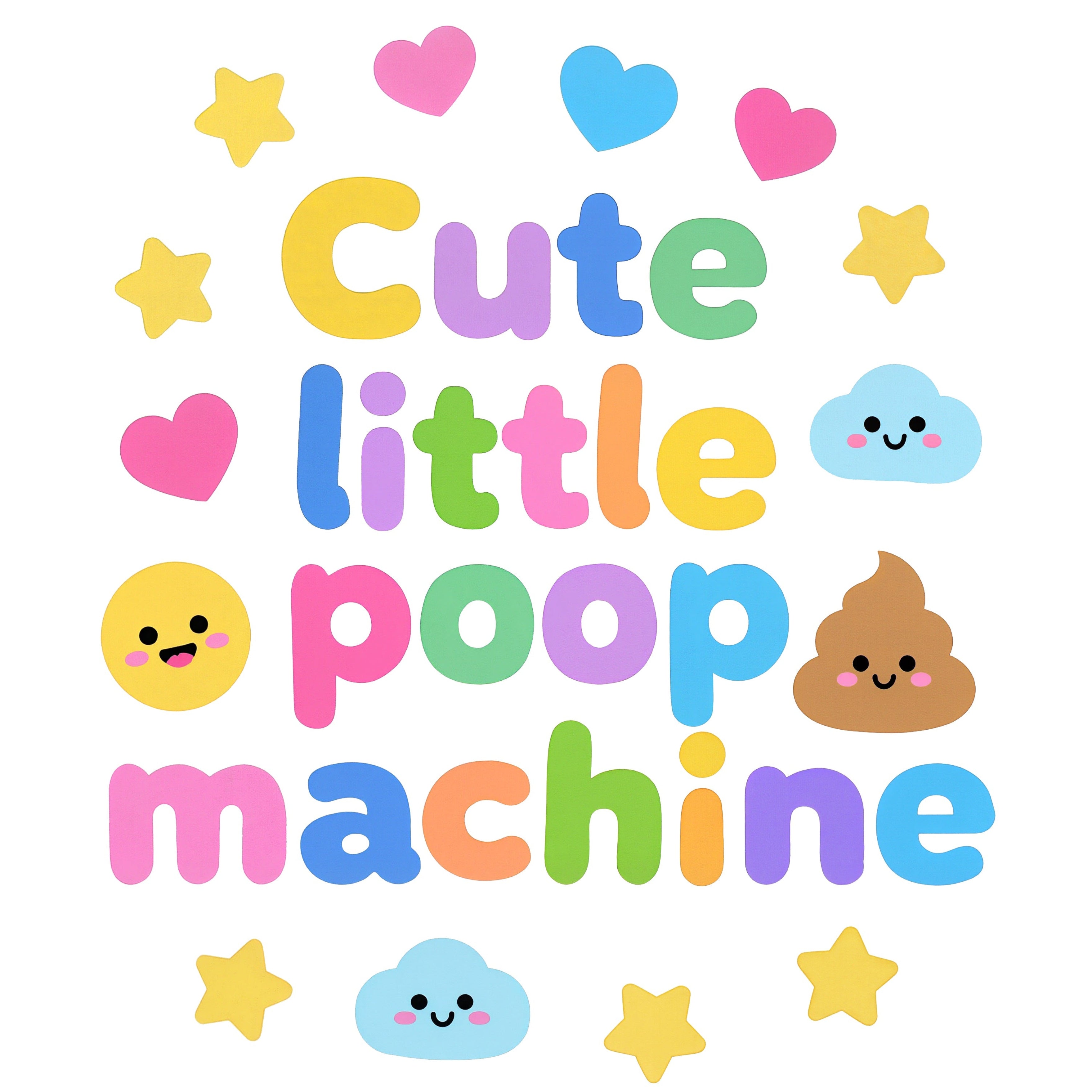 Baby Strampler aus 100 % Bio-Baumwolle – Cute little poop machine