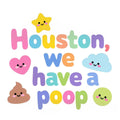 Baby Strampler aus 100 % Bio-Baumwolle – Houston, we have a poop