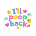 Baby Strampler aus 100 % Bio-Baumwolle – I'll poop back