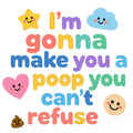 Baby Strampler aus 100 % Bio-Baumwolle – I'm gonna make you a poop you can't refuse