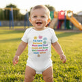 I'm here because Mom and Dad couldn't keep their hands off each other - Baby short-sleeve bodysuit made from organic cotton