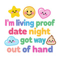 Baby Strampler aus 100 % Bio-Baumwolle – I'm living proof date night got way out of hand