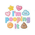 Baby Strampler aus 100 % Bio-Baumwolle – I'm pooping it