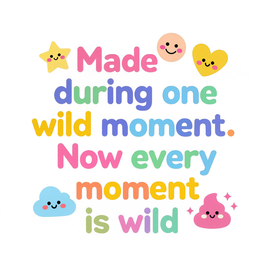 Baby Strampler aus 100 % Bio-Baumwolle – Made during one wild moment. Now every moment is wild