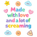Baby Strampler aus 100 % Bio-Baumwolle – Made with love and a lot of screaming
