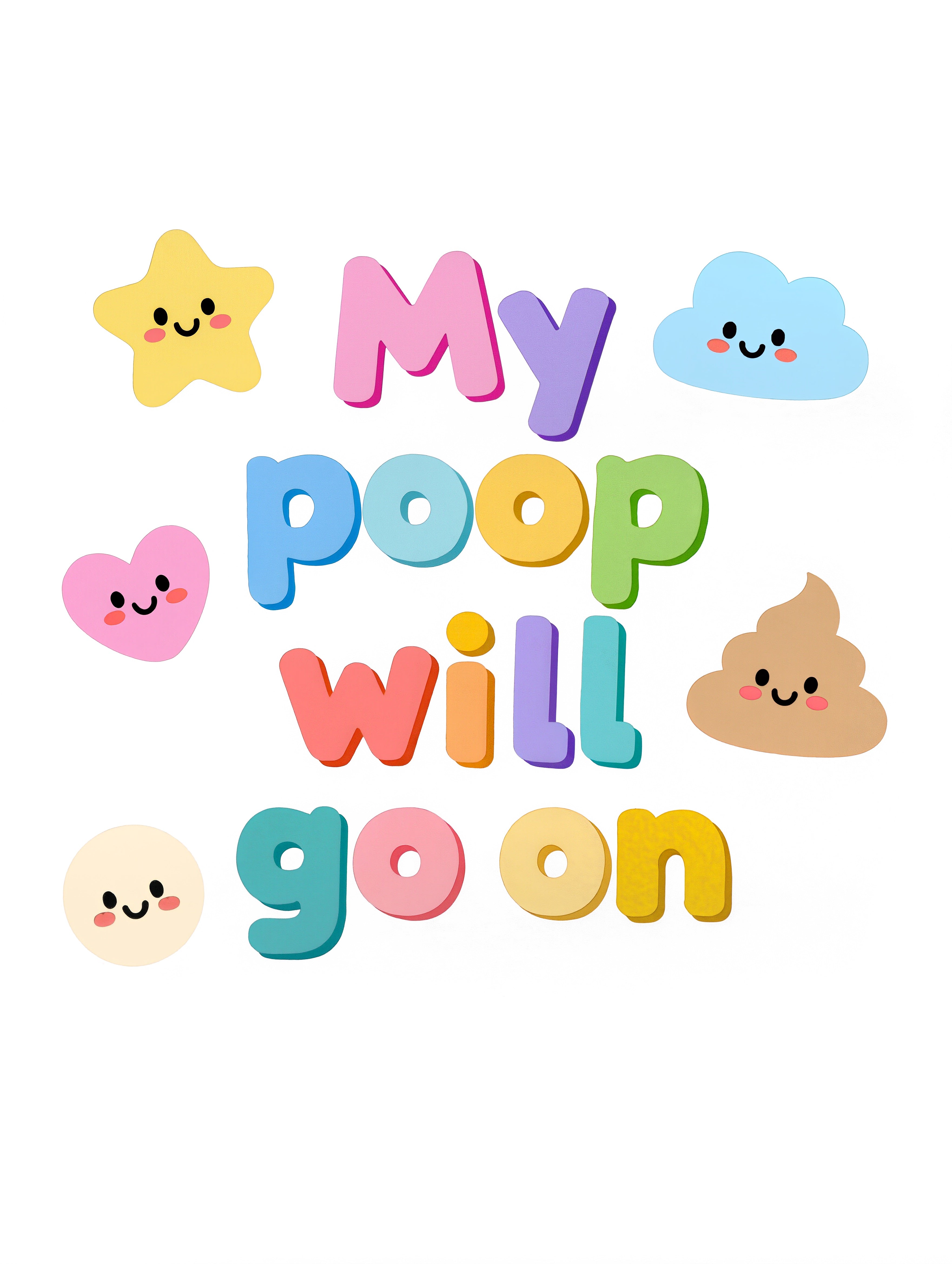 Baby Strampler aus 100 % Bio-Baumwolle – My poop will go on