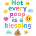 Baby Strampler aus 100 % Bio-Baumwolle – Not every poop is a blessing