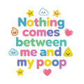 Baby Strampler aus 100 % Bio-Baumwolle – Nothing comes between me and my poop