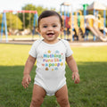 Nothing runs like a poop - Baby short-sleeve bodysuit made from organic cotton