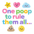 Baby Strampler aus 100 % Bio-Baumwolle – One poop to rule them all...