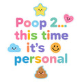 Baby Strampler aus 100 % Bio-Baumwolle – Poop 2... this time it's personal