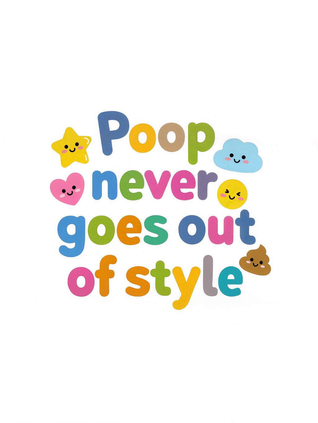 Baby Strampler aus 100 % Bio-Baumwolle – Poop never goes out of style