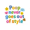 Baby Strampler aus 100 % Bio-Baumwolle – Poop never goes out of style