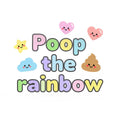 Baby Strampler aus 100 % Bio-Baumwolle – Poop the rainbow