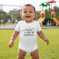 Poop the rainbow - Baby short-sleeve bodysuit made from organic cotton
