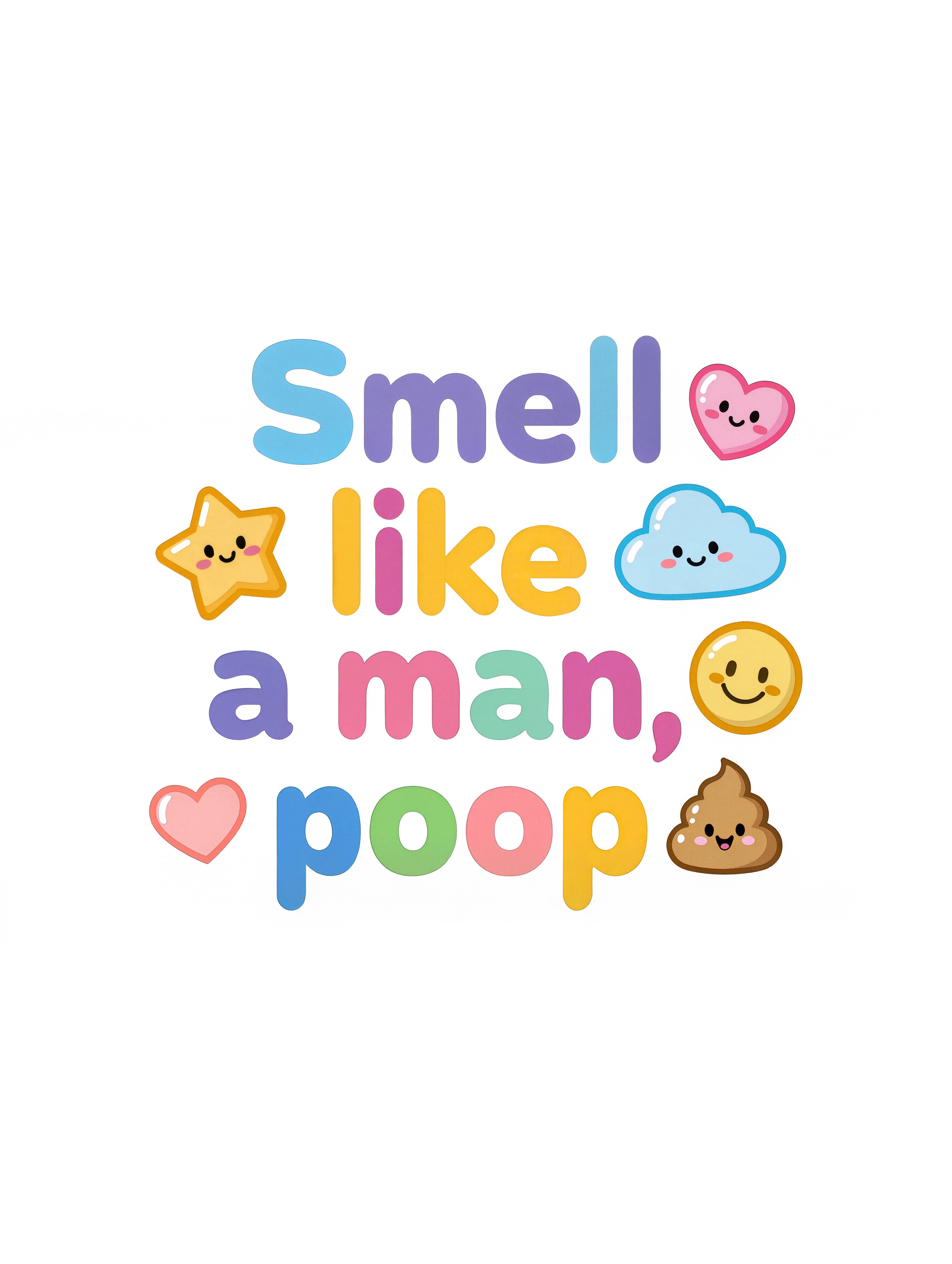 Baby Strampler aus 100 % Bio-Baumwolle – Smell like a man, poop