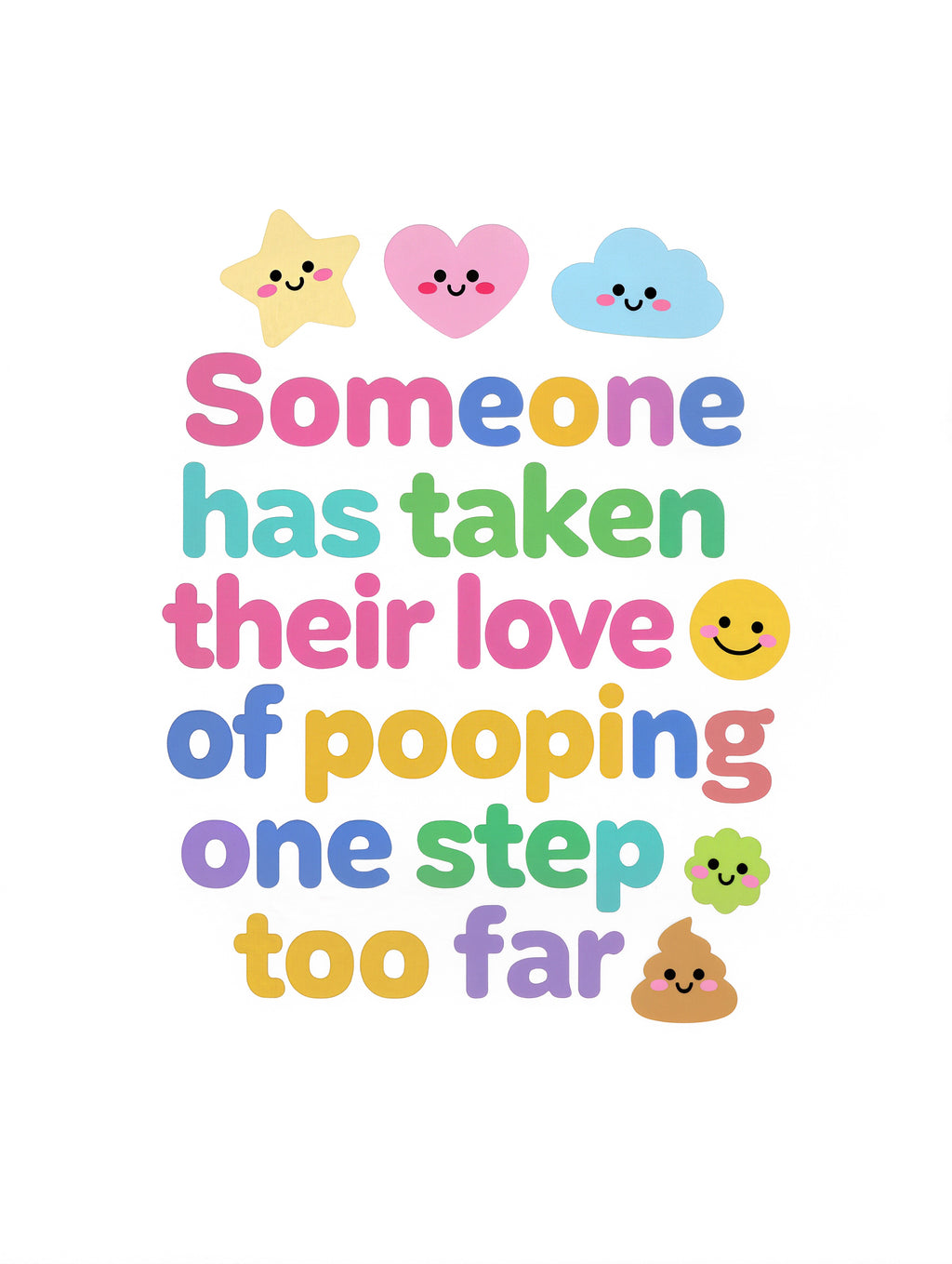 Baby Strampler aus 100 % Bio-Baumwolle – Someone has taken their love of pooping one step too far