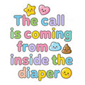 Baby Strampler aus 100 % Bio-Baumwolle – The call is coming from inside the diaper
