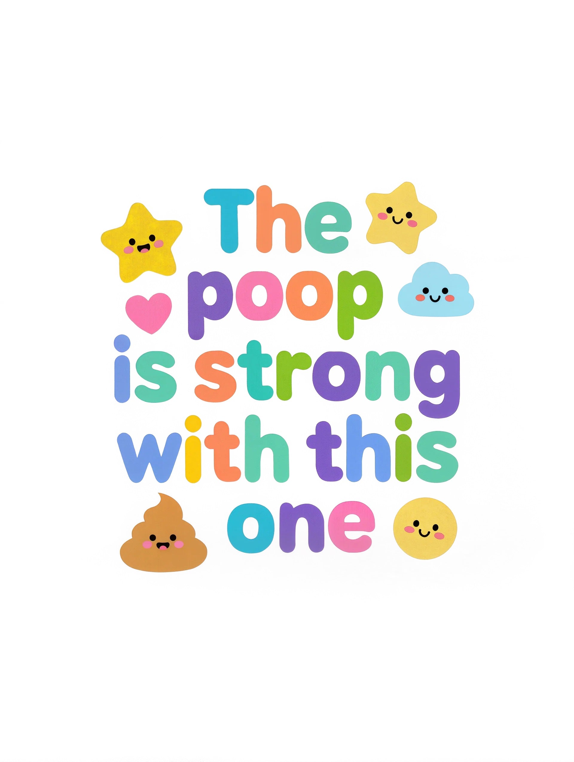 Baby Strampler aus 100 % Bio-Baumwolle – The poop is strong with this one