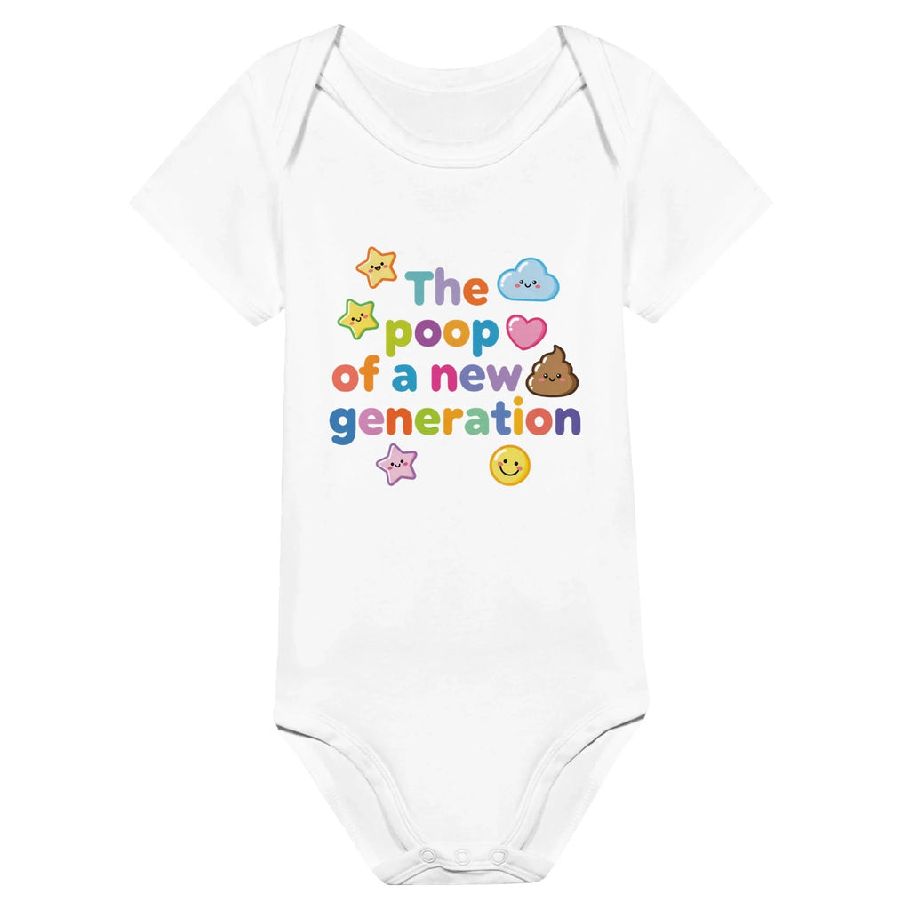 Baby Strampler aus 100 % Bio-Baumwolle – The poop of a new generation