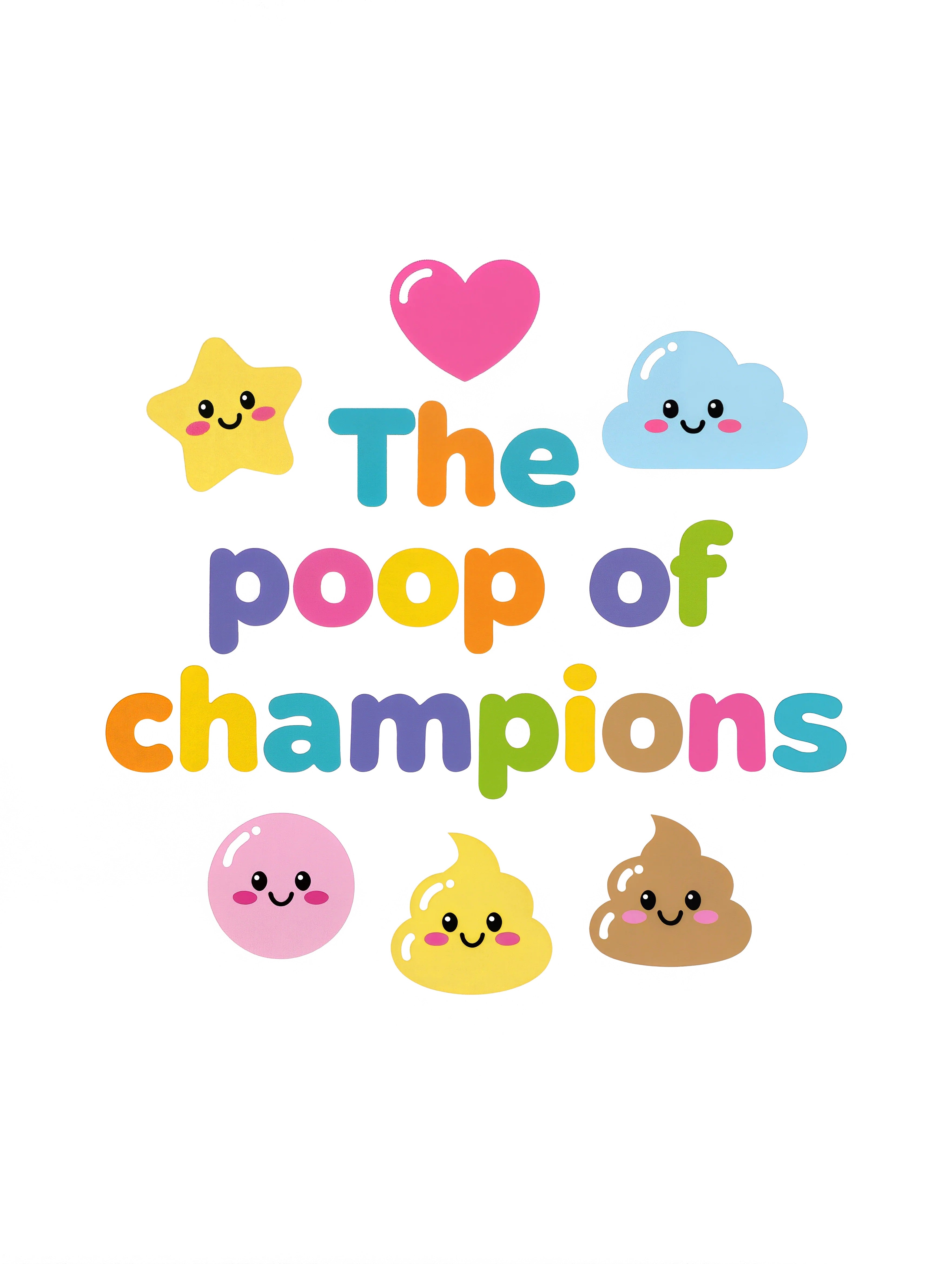 Baby Strampler aus 100 % Bio-Baumwolle – The poop of champions