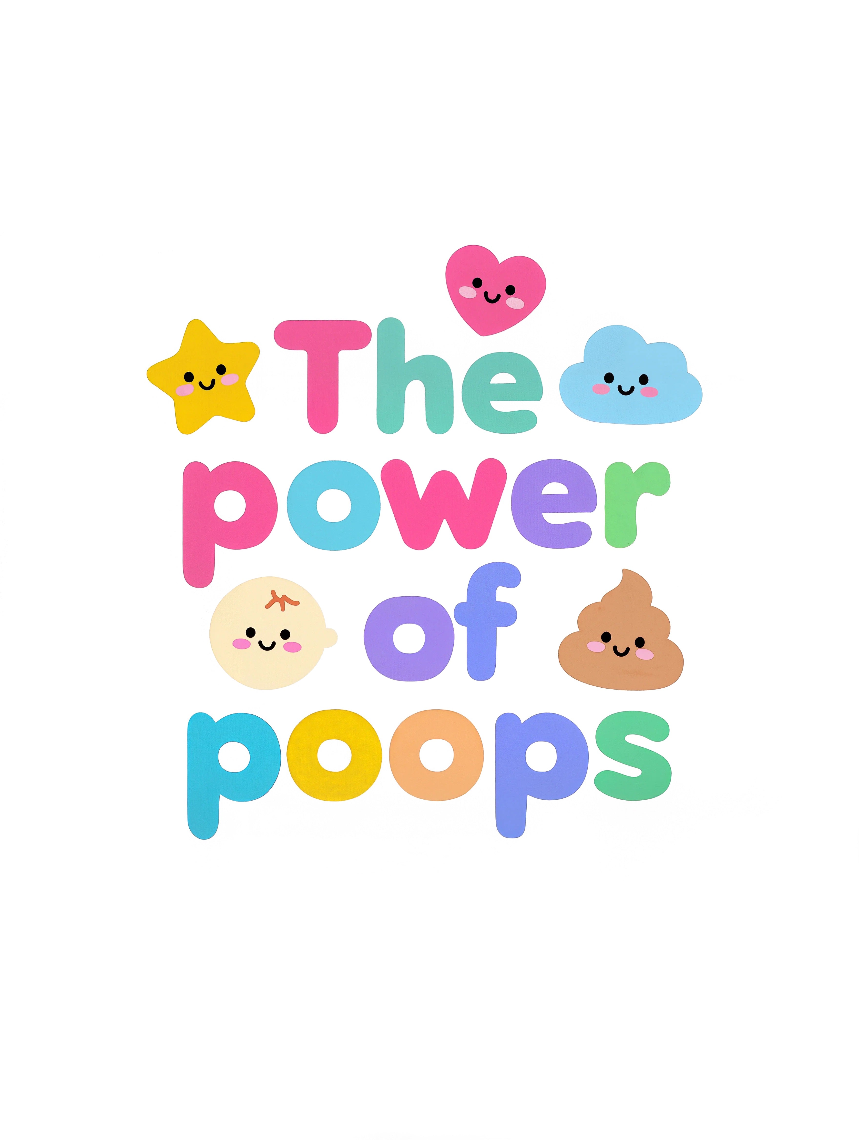 Baby Strampler aus 100 % Bio-Baumwolle – The power of poops