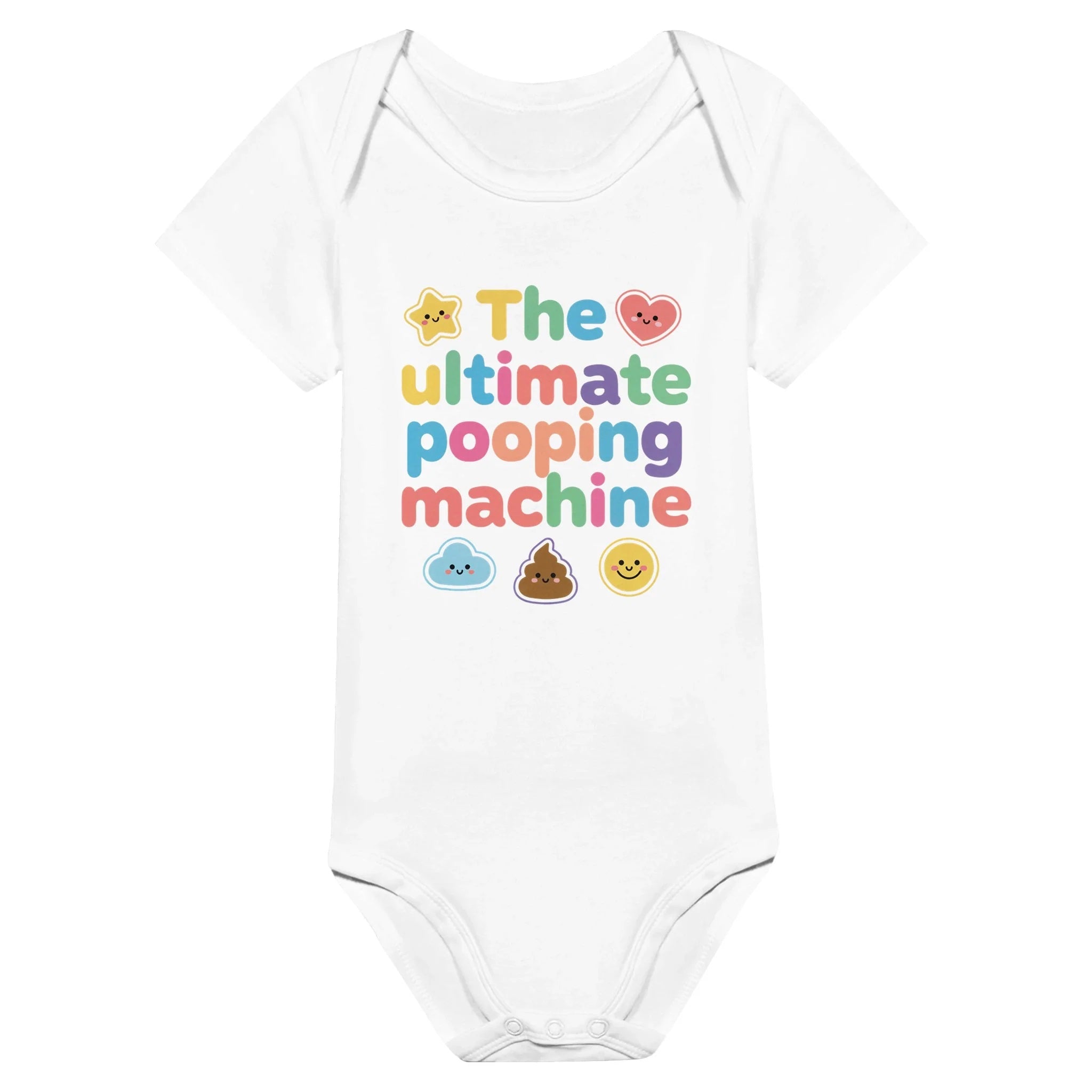 Baby Strampler aus 100 % Bio-Baumwolle – The ultimate pooping machine