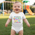 Baby Strampler aus 100 % Bio-Baumwolle – Whatever you do... don't open the diaper