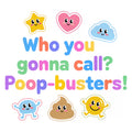 Baby Strampler aus 100 % Bio-Baumwolle – Who you gonna call? Poop-busters!