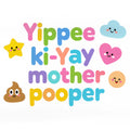 Baby Strampler aus 100 % Bio-Baumwolle – Yippee ki-Yay mother pooper