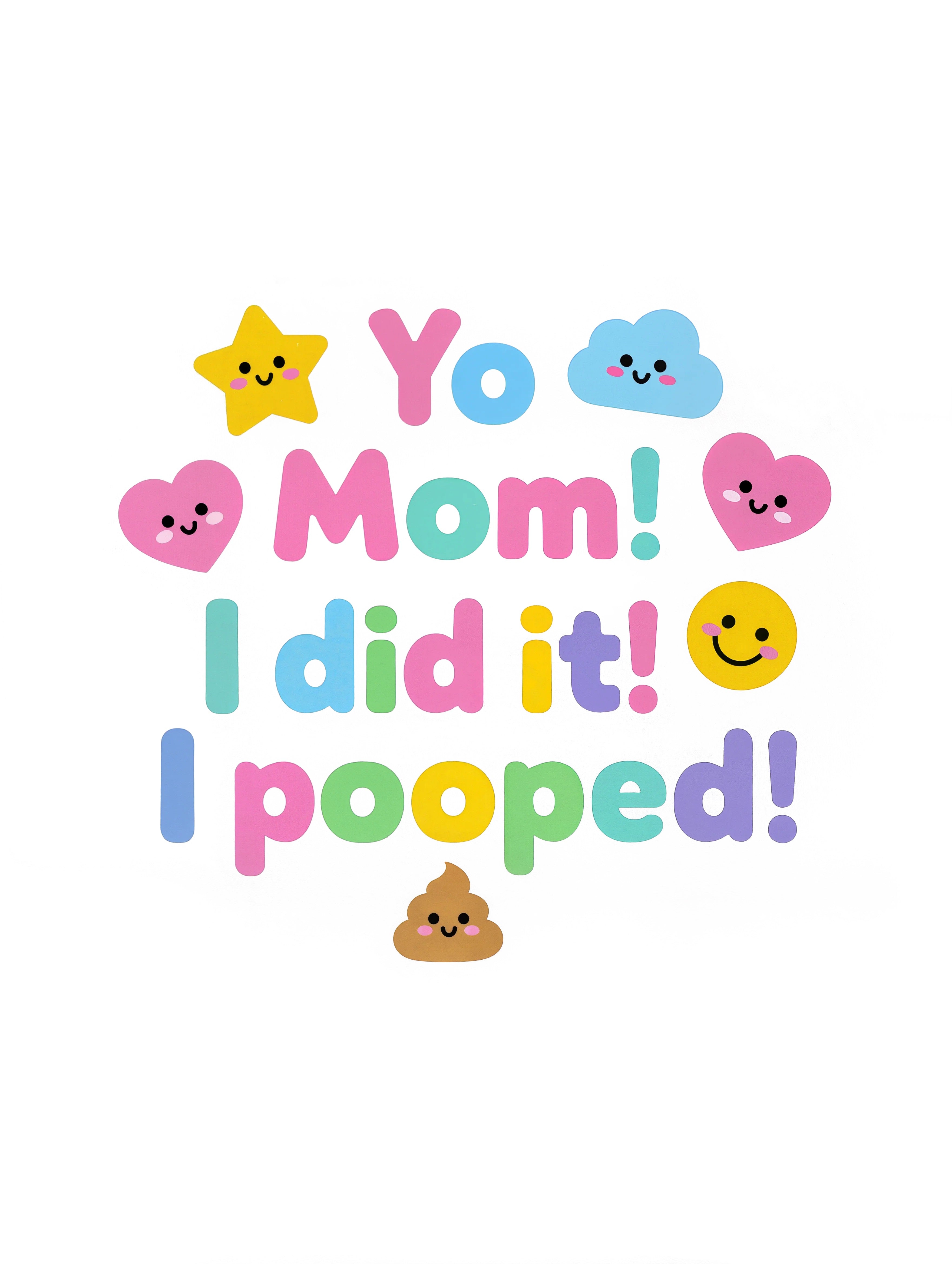 Baby Strampler aus 100 % Bio-Baumwolle – Yo Mom! I did it! I pooped!