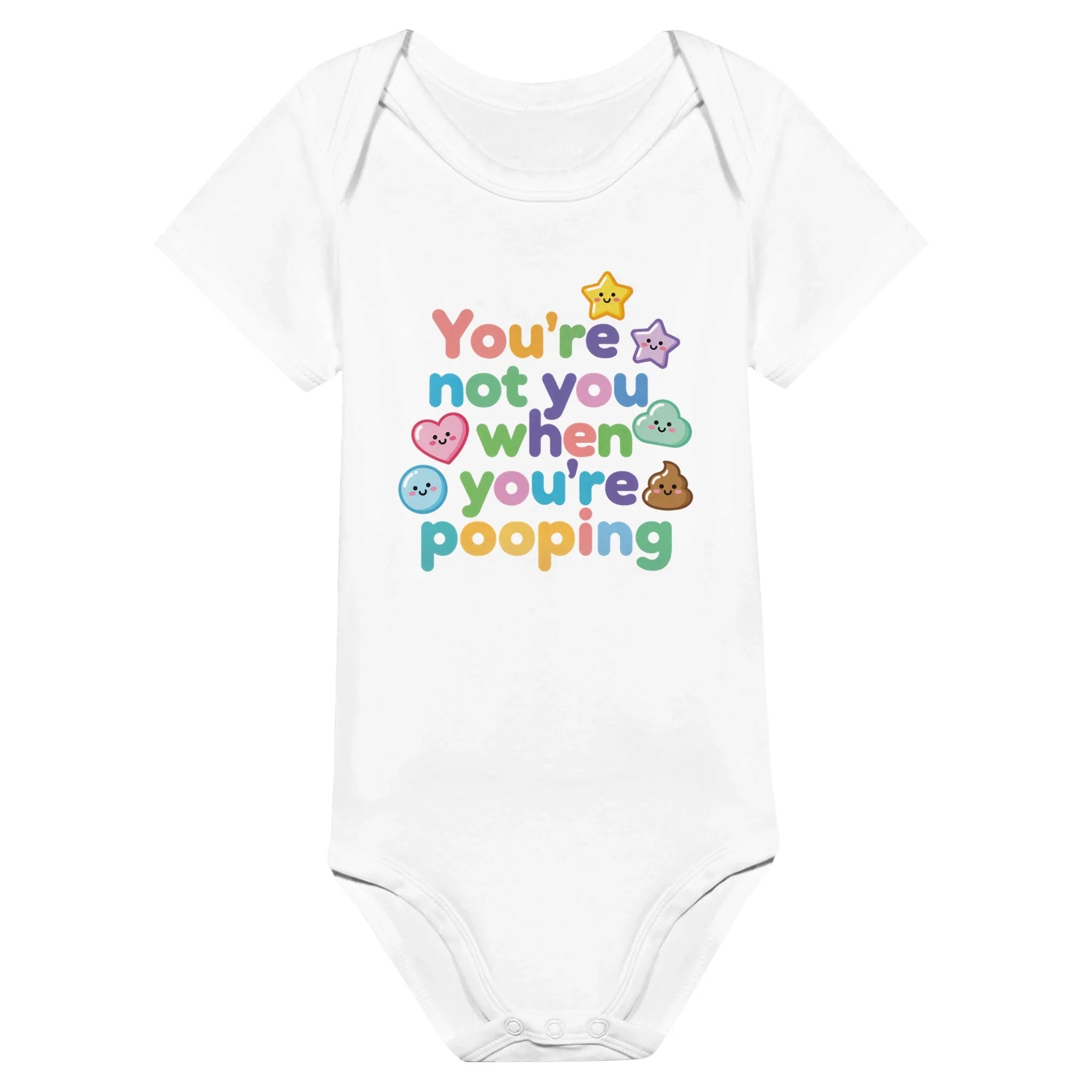 Baby Strampler aus 100 % Bio-Baumwolle – You're not you when you're pooping