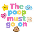 Organic cotton baby onesie – The poop must go on