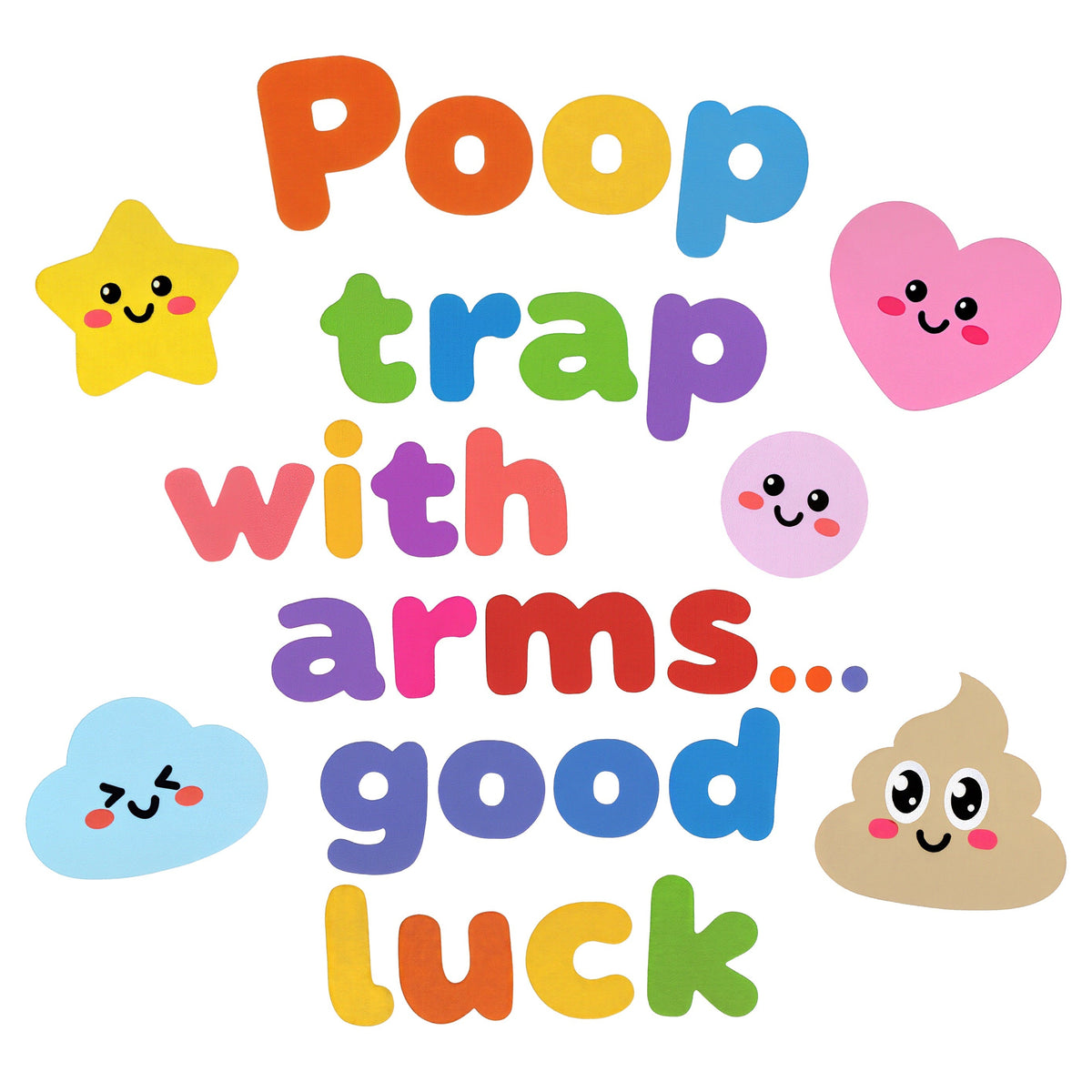 Organic cotton baby onesie – Poop trap with arms... good luck