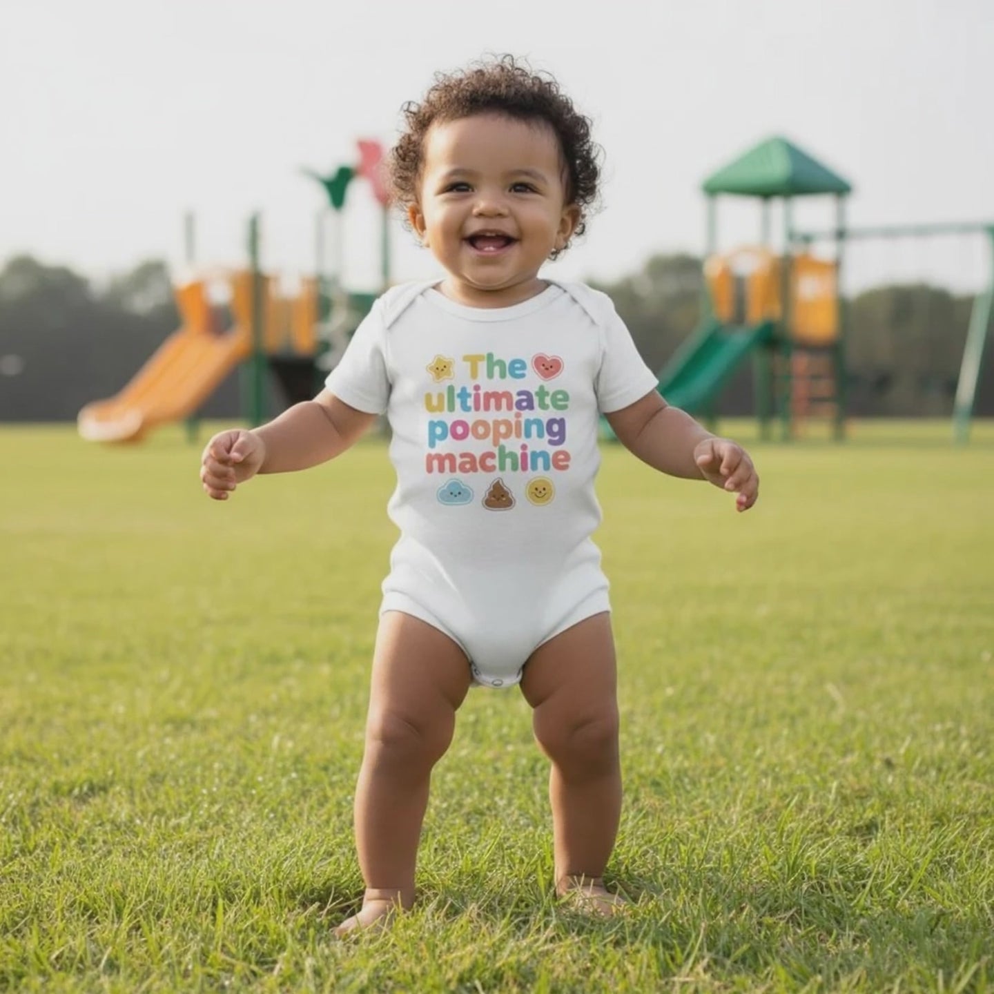 Baby Strampler aus 100 % Bio-Baumwolle – The ultimate pooping machine